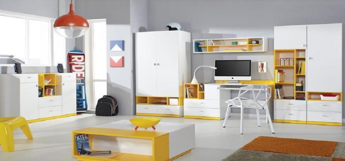 System Mobi biały/żółty